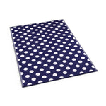 NAVY BLUE POLKA DOTS
