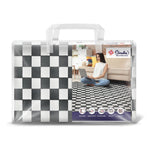 GREY CHECKERED