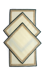 White Pooja Mat Set 1